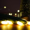 Ni-JASW Green Flameless Taper Candles with Remote Timer, Flickering Battery