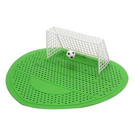 Laroal Pack of 6 Urinal Sieves with Fragrance - Funny Football Goal Design, Splash Guard, Odour Protection, Ideal for Bathrooms, Offices, Stadiums, Internet Cafes, and Hotels