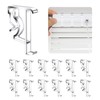 Valance Clips Compatible with Levolor,12PCS Transparent Valance Clips for Levolor