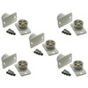 5 x Electrotec CO05 Burglar Alarm White Quick Fit Door