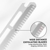 ZOMCHI Dermaplaning Razor Refills, Set of 10 Replacement Blades, Wide