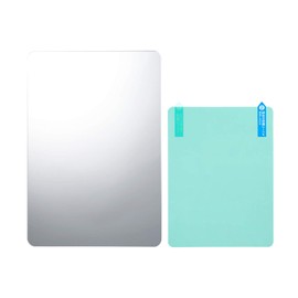 レック お風呂ミラーM くもり止め フィルム付き (22✕29.5cm) 割れにくい 吸着シート取付 貼り直しOK 樹脂製