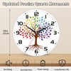 DEMACYA Wall Clock, Abstract Tree of Life Wall Clocks Wooden