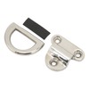 Stainless Steel Marine Folding Pad Eye Cleat Heavy Duty D