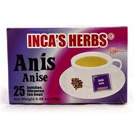 INCA'S FOOD All Natural Teas from Peru. (Anis, 25 gr.)