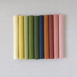 Wool Felt, 10 pcs 12"x18" in Fall Colors, 1 mm Thick, Soft & Pliable, Wool Blend Felt, Autumn Equinox 12"x18"