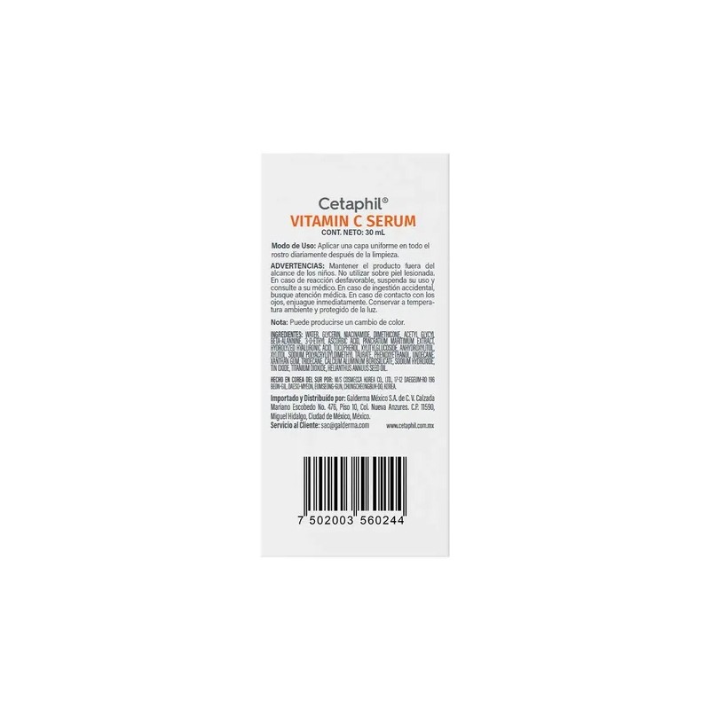 Cetaphil Suero De Vitamina C Antimanchas 30 Ml