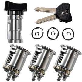 924-908 Ignition Switch Lock Cylinder and Door Lock Cylinder & 2 Keys Fit for Jeep Wrangler Cherokee YJ Comanche Dodge Dakota Ramcharger Viper Replaces# 17250.05 4720929K US211L 5161055AA