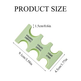 2 Pcs Japanese Yen Coin Holder Hard Case Organizer and Storage for Coins Rectangle JPY Coin Organiser and Dispenser, Plastic Coin Sorter Wallet with 6 Slots (Light green, Light purple)