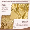 20x12FT Gold Sequin Curtains Backdrop, Wrinkle Free Back Drop for