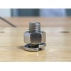 Instockbolts Hex Nuts, M6-1.0 Stainless Steel 304 (18-8) Hex Nut,