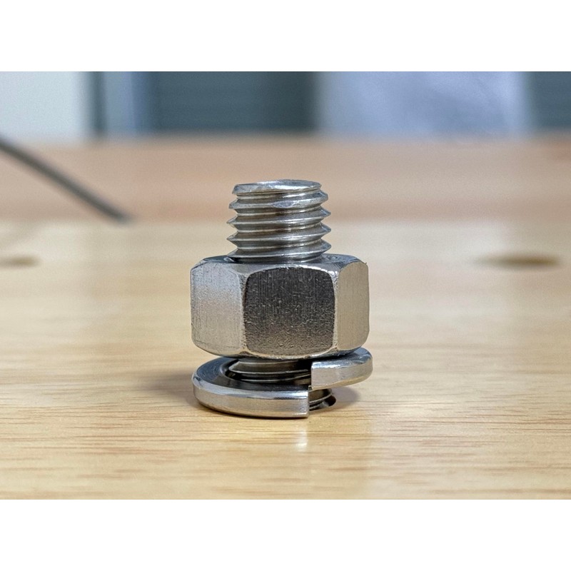 Instockbolts Hex Nuts, M6-1.0 Stainless Steel 304 (18-8) Hex Nut,