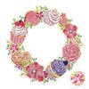 DIY Rhinestones Painting Garland Pattern Crystal Embroidery Picture Decoration KitDZ606