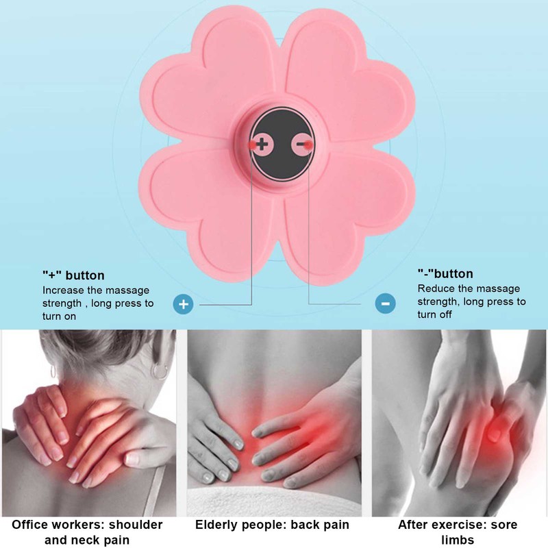 Massage Stickers Kit MultiFunction Cervical Spine Shoulder Waist Back Pulse