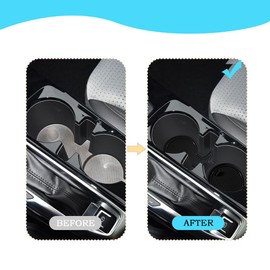 YUJIANQ Center Console Liner Mats for Chevy Trax 2024 2025 Accessories Cup Holder Insert, Door Pocket Liners 13-PCS/Set Compatible with 2024 2025 Chevy Trax (Black)