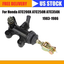 realtop3 Rear Brake Master Cylinder for Honda ATC200X ATC250R ATC350X 1983-1986
