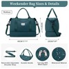 Weekender - Bolsa de viaje con compartimento para zapatos, bolsa