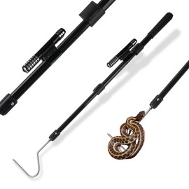 Smarkey Snake Catcher Hook Stick Tongs Catch Grabber Catching Handling Tool Picker Long Pole Kit for Rattlesnake, Copperhead Snake, Ball Python, Rattle, Cobra, Corn, Rosy Boas and Reptile Removal Trap