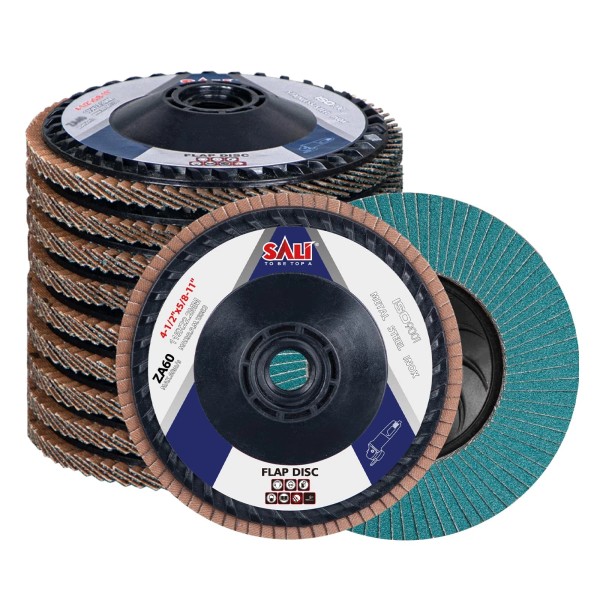 Sali 10 Pack Zirconia Flap Disc 60 Grit 4.5" x