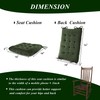 FlyGulls Rocking Chair Cushions Indoor Velvet Chair Pads High Back