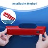 PDKLIN for Bronco Door Handle Cover Trim Red Fit for