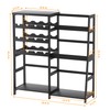 VASMIA Versatile Liquor Stand for Home Bar,Wine Rack Freestanding Floor,Mini