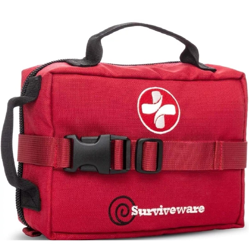 Surviveware 119 Pcs Comprehensive Premium Survival First Aid Kit