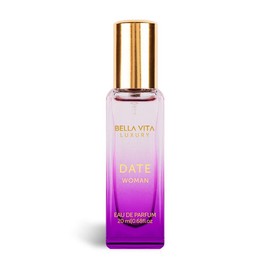BellaVita Luxury's Date - 20 ml | Mini Perfume for Women | Pink Pepper, Red Fruit & Jasmine | Fruity & Spicy | Long Lasting - 0.7 Fl.oz.