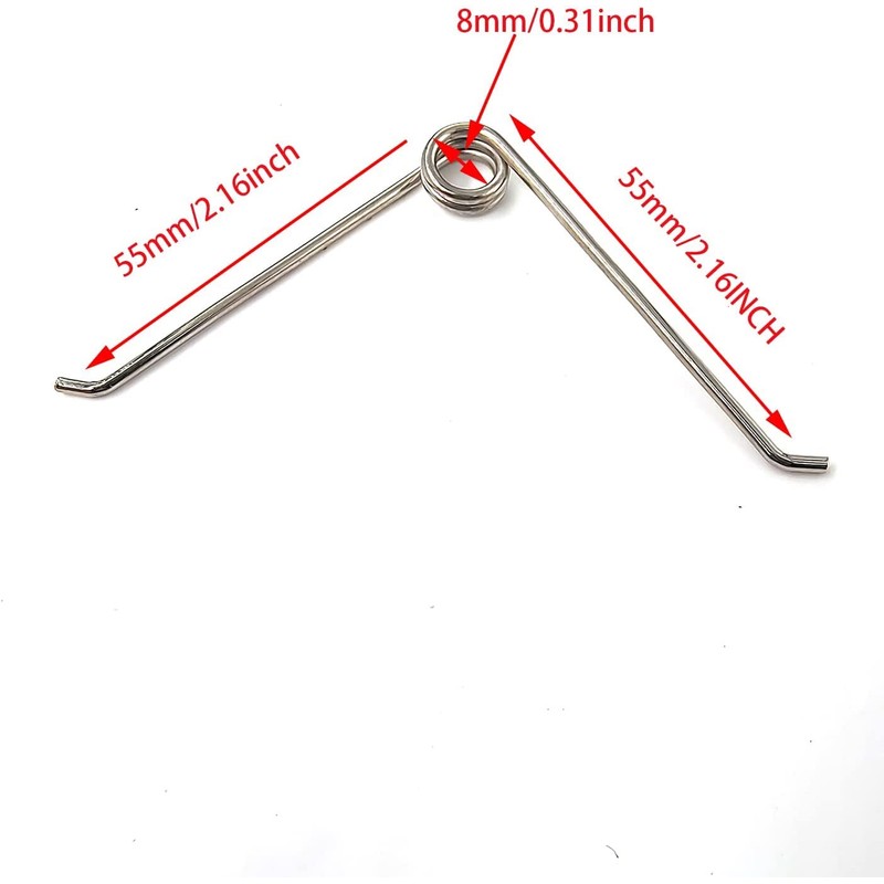 5pcs Compression Spring Stainless Steel Small Torsion Spring V Shape