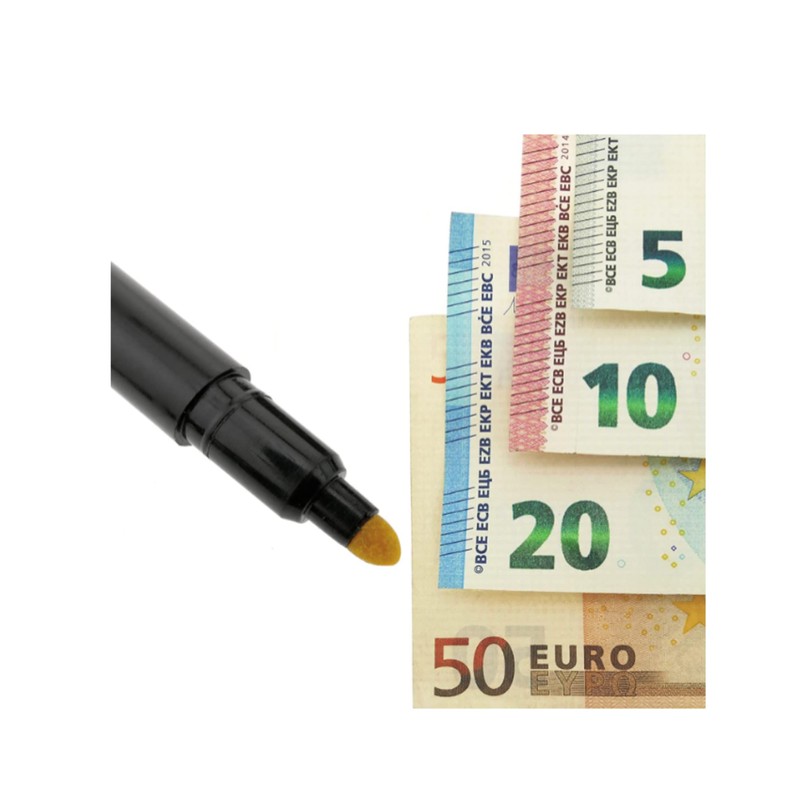 Fortoo 5 Pieces Money Pens, Counterfeit Currency Banknotes, Banknotes, Detection