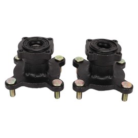 ATV Front Disc Brake Wheel Rim Hub 4 Stud Front Disc Brake Wheel Rim Hub Assembly Steel Alloy for Go Kart ATV 4 Wheel