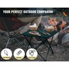 TREKOLOGY TALU Portable Folding Beach Table - Lightweight Travel Camp