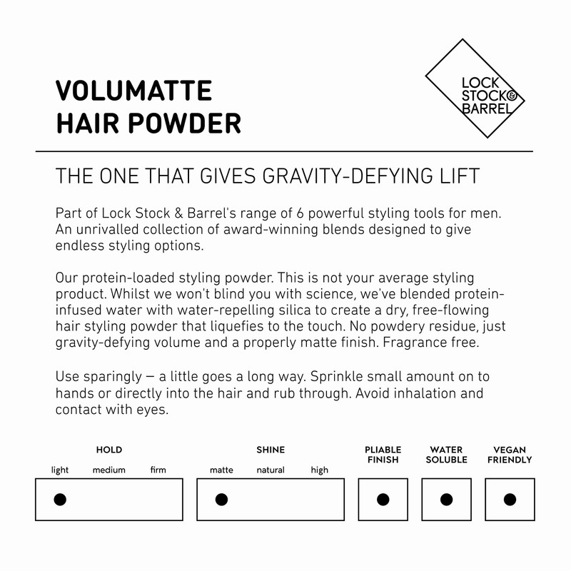Lock Stock & Barrel Volumatte Hair Powder For Men 10