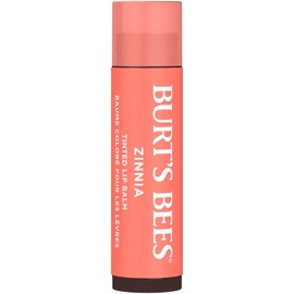 Burt's Bees 100% Natural Tinted Lip Balm, Zinnia, 0.15 Oz, Pack of 2