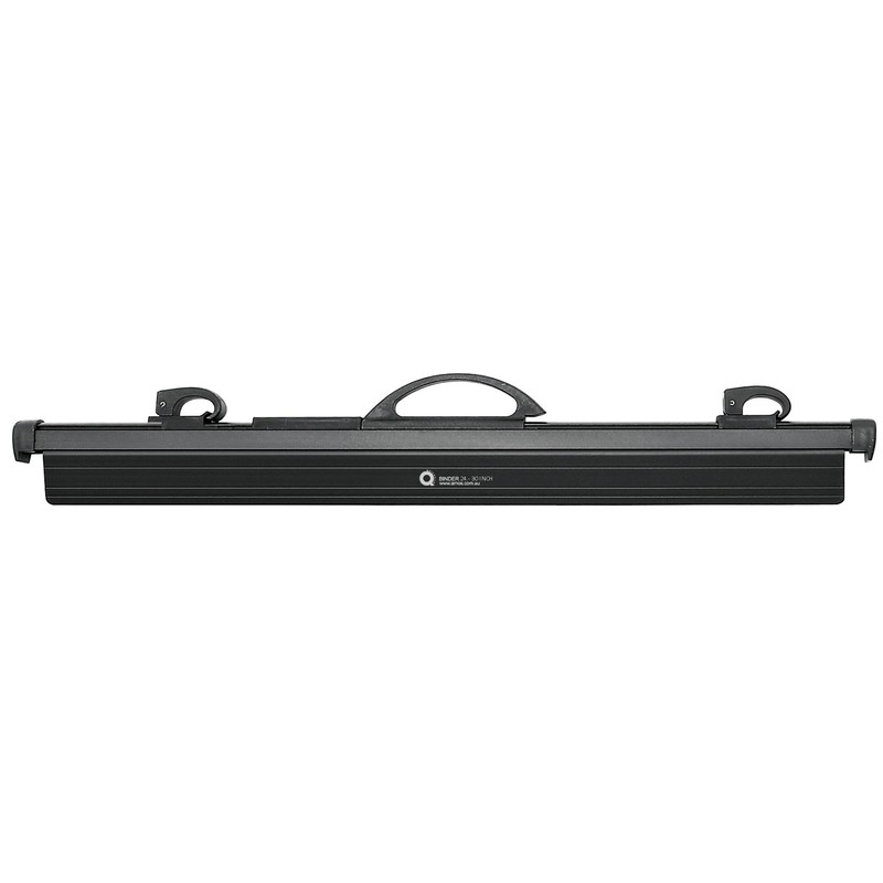 Hang-A-Plan, 24-30 Inches Quickfile Hanging Clamp, Black, Holds up to