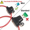 RUNCCI-YUN Mini Car Fuses Kit, 120 Pcs Mini Blade Fuse