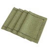 Grelucgo Set of 4 Handcrafted Solid Sage Green Color Dining