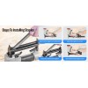 meite 7116B 22 GA3/8" Crown Pneumatic Staple Gun 1/4"- 5/8"Upholstery
