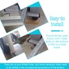 Upgraded 2PCS Aluminum Fender Mounts fit for Boat Trailer Round