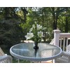 NoBrella Flower Vase Patio Table Umbrella Hole Insert- Unique Flower