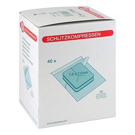 Slotted Dressings 7.5 x 7.5 cm Sterile 12-Ply