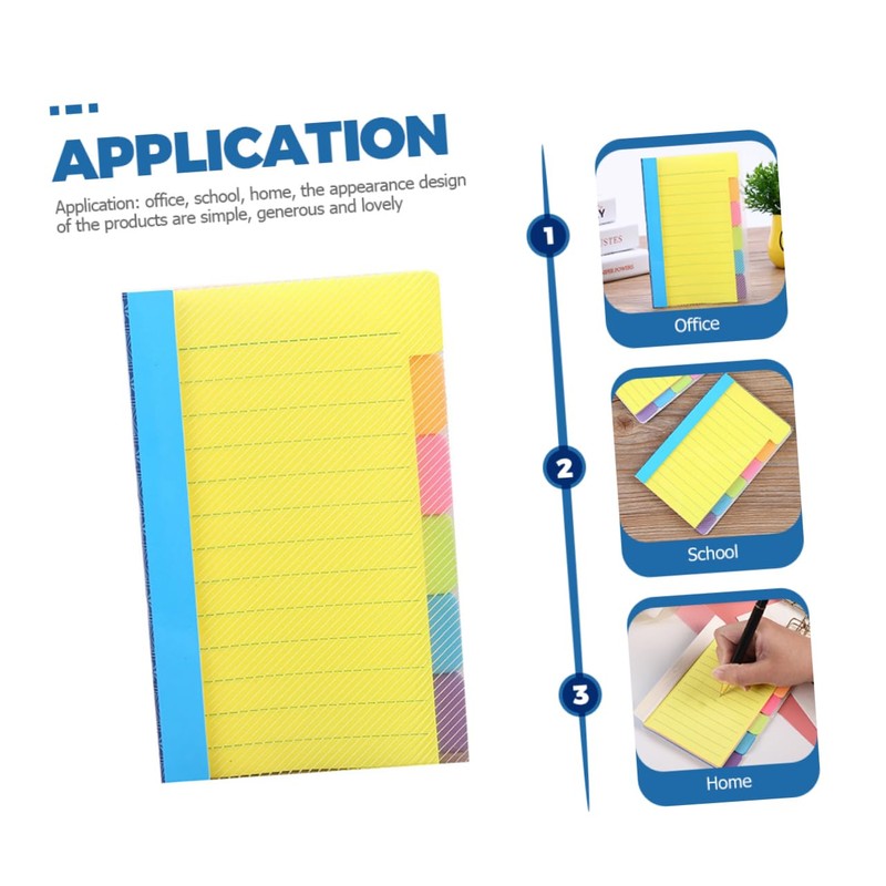 Operitacx Notebook Grocery List Notepad Notes Sticky Yellow Notepad Sticky