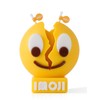 IMOJI Funny Mood Scented Candle - Split Face Design, Lavender,