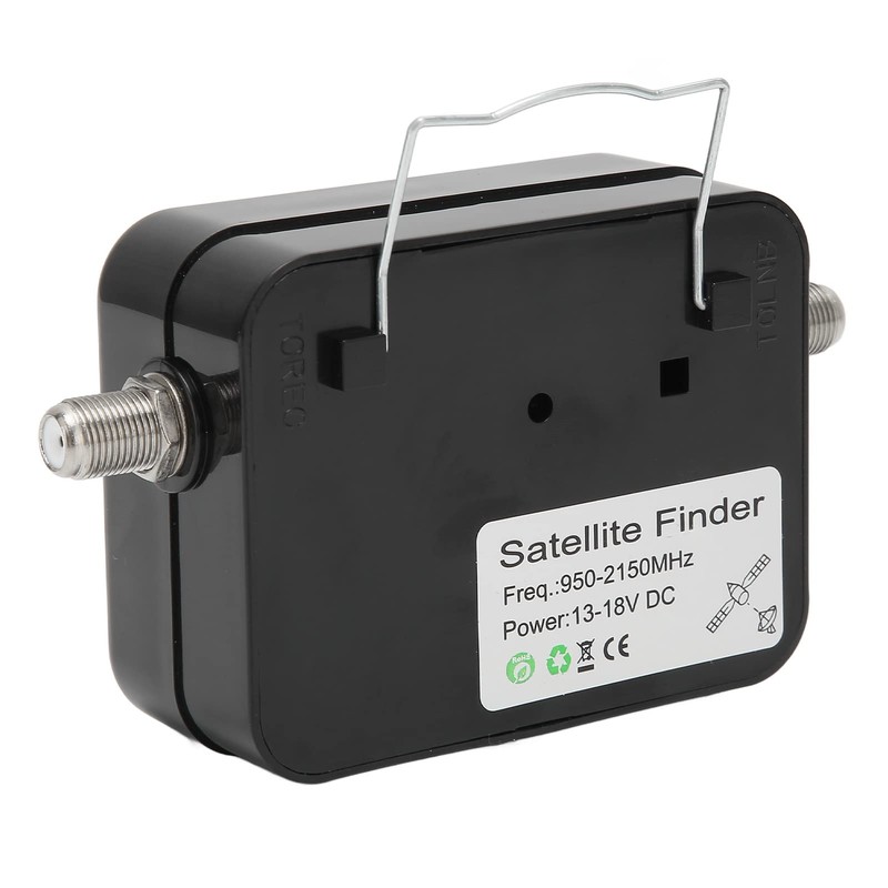 MXGZ Satellite Signal Detector, Compact Satellite Signal Meter with Built-in