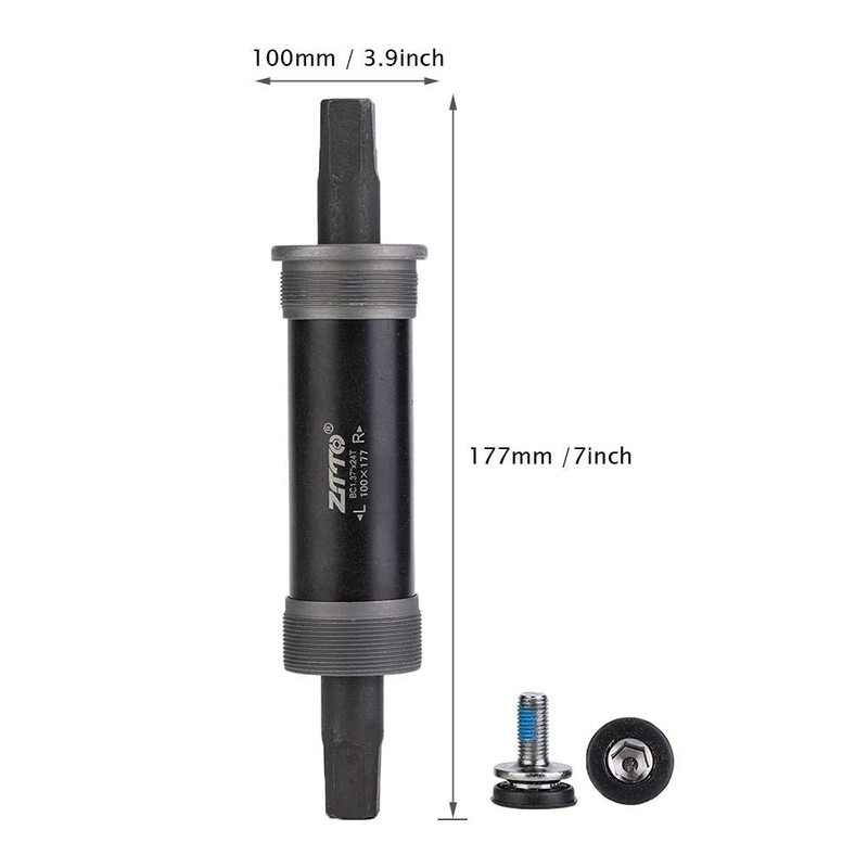 VIFER Square Taper Bottom Bracket 100 * 177mm,Steel Bicycle Parts