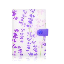 Receipt Coupon Organizer 104-Pocket Small Accordion Binder 6.7X4.8, Ideal for Cards, Bills & Docs Storage - Nature Purple