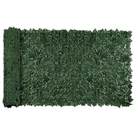 Artificial Ivy Privacy Fence,U'Artlines Heavy Duty Artificial Hedges Fence and Faux Ivy Vine Leaf Decoration Screen Garden Wall Fence for Outdoor Garden Decor (39.5x118 Inch)