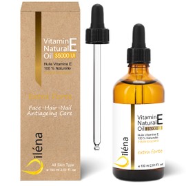 Extra Strong Vitamin E Oil 100 ml d-Alpha Tocopheryl 100% Natural Non-GMO Supplement Skin, Hair and Nail Care