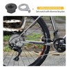 YINARONG Bicycle Hub Flanged Axle Nut and Safety Washer Kit,