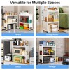 Expandable Microwave Stand, Heavy Duty 3-Tier Adjustable Microwave Oven Rack